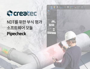 NDT를 위한 부식 평가 소프트웨어 모듈 : Pipecheck