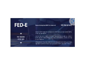 FED-E - 외부 전달 문서보안